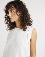 Load image into Gallery viewer, Yarra Trail - Carina Tank in White colour side shot
