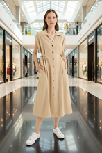 Load image into Gallery viewer, Yarra Trail - Desert Dress - Cedar colour front shot