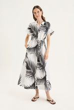 Load image into Gallery viewer, Yarra Trail - Frond Dress Frond print front shot