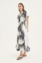 Load image into Gallery viewer, Yarra Trail - Frond Dress Frond print side shot