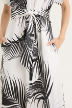 Load image into Gallery viewer, Yarra Trail - Frond Dress Frond print front closed up shot