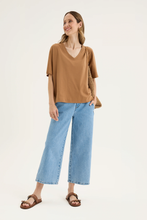 Load image into Gallery viewer, Yarra Trail - Glass Tee - Nutmeg colour front shot