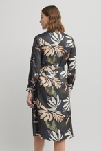 Load image into Gallery viewer, Yarra Trail - Harvest Dress - Charcoal colour back shot