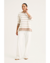 Load image into Gallery viewer, Yarra Trail - Infinity Sweat - Ecru/ Sandstone colour front shot