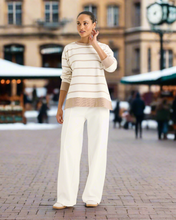 Load image into Gallery viewer, Yarra Trail - Infinity Sweat - Ecru/ Sandstone colour front shot