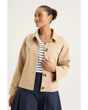 Load image into Gallery viewer, Yarra Trail - Mila Shacket - Camel colour front shot