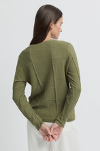 Load image into Gallery viewer, Yarra Trail - Obscurity Knit Cardi - Lawn colour back shot