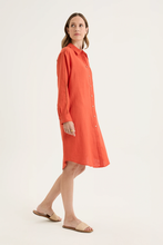 Load image into Gallery viewer, Yarra Trail - Tirari Dress - Volcanic colour side shot