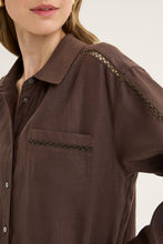 Load image into Gallery viewer, Yarra Trail - Tirari Shirt - Espresso colour front shot