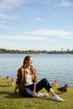 Load image into Gallery viewer, Yarra Trail - Tirari Slim Pant - Navy colour front shot