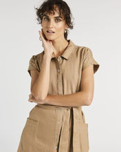 Load image into Gallery viewer, Yarra Trail Atlas Dress Toffee colour front shot