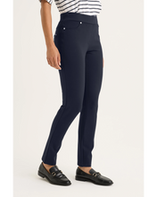 Load image into Gallery viewer, Yarra Trail Reflection Pant Navy colour side shot