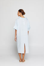 Load image into Gallery viewer, By Ridley Claire Dress Ocean Color Back View