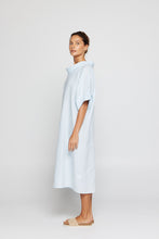 Load image into Gallery viewer, By Ridley Claire Dress Ocean Color Right Side View