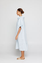 Load image into Gallery viewer, By Ridley Claire Dress Ocean Color Right Side View