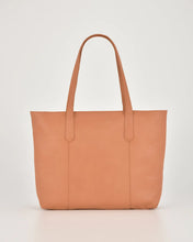 Load image into Gallery viewer, Genine Leather Tote - Camel colour front shot