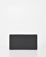 Load image into Gallery viewer, Mimi - Leather Phone Wallet - Black colour front shot