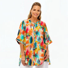 Load image into Gallery viewer, Claire Powell A-Line Shirt - Tropicana
