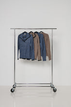 Load image into Gallery viewer, Caju Double Breasted Cardi Woollahra Knit Blue colour in a rack
