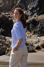 Load image into Gallery viewer, Charlie Jane - Scarborough Tee - Stripe colour side shot
