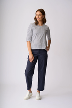 Load image into Gallery viewer, Charlie Jane - Scarborough Tee - Stripe colour front shot
