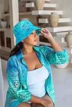 Load image into Gallery viewer, Claire Powell Collar Shirt - Spray colour front shot
