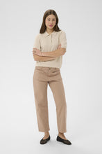 Load image into Gallery viewer, Cream - Berta 7/8 Twill Audrey Fit - Amphora colour front shot
