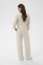 Load image into Gallery viewer, Cream - CRBellis Linen Pant - Crispy Sand colour back shot
