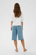 Load image into Gallery viewer, Cream - CRSillar Knit Bolero - Snow White colour back shot
