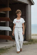Load image into Gallery viewer, Cream - CRSophia LP Straight Twill Coco Fit - Snow White colour front shot
