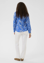 Load image into Gallery viewer, Cream - CRTiah Boho Blouse - Blue Taile colour back shot
