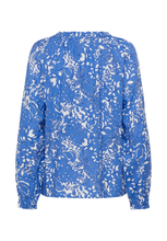 Load image into Gallery viewer, Cream - CRTiah Boho Blouse - Blue Taile colour back shot
