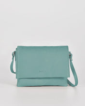 Load image into Gallery viewer, Eloise Soft Leather Crossbody Flap Bag - Ocean
