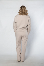 Load image into Gallery viewer, Equinox - Casual Half Zip Leisure Sweater - Natural colour back shot
