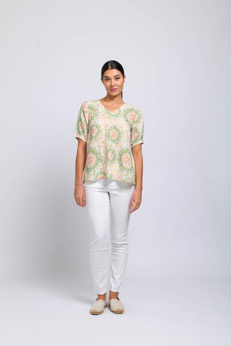 Foil - Afternoon Delight Top in Mandala colour front shot
