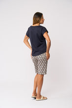 Load image into Gallery viewer, Foil - Clean Queen Top - True Navy colour back shot
