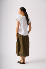 Load image into Gallery viewer, Foil - Clean Queen Top - White colour back shot
