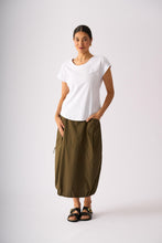 Load image into Gallery viewer, Foil - Clean Queen Top - White colour front shot
