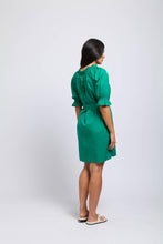 Load image into Gallery viewer, Foil - Eye Candy Dress in Kelly colour side shot
