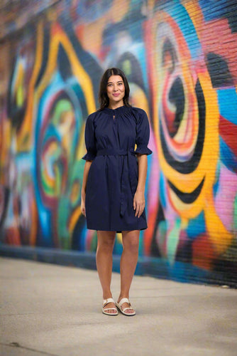 Foil - Eye Candy Dress - Midnight colour front shot