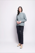 Load image into Gallery viewer, Foil - Feeling Connected Sweater - Duck Egg colour front shot
