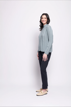 Load image into Gallery viewer, Foil - Feeling Connected Sweater - Duck Egg colour side shot
