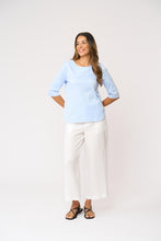 Load image into Gallery viewer, Foil - Forshore Top - Soft Blue colour front shot

