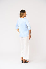 Load image into Gallery viewer, Foil - Forshore Top - Soft Blue colour back shot
