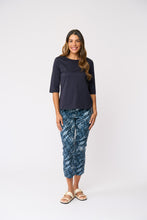 Load image into Gallery viewer, Foil - Forshore Top - True Navy colour front shot
