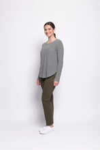 Load image into Gallery viewer, Foil - Full Monty Trapeze Trouser - Hunter colour side shot
