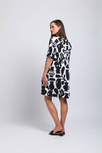 Load image into Gallery viewer, Foil - Lapel Of Luxury Dress in Chalice colour back shot
