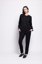 Load image into Gallery viewer, Foil - Lazy Sunday Jogger - Black colour front shot

