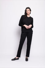 Load image into Gallery viewer, Foil - Lazy Sunday Jogger - Black colour front shot
