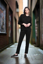 Load image into Gallery viewer, Foil - Lazy Sunday Jogger - Black colour front shot

